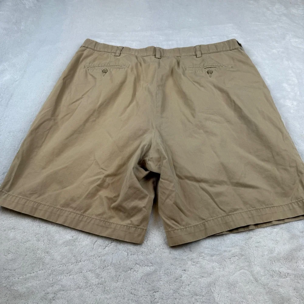 Polo Ralph Lauren Mens Khaki‎ Shorts Size 40 Pleated Cotton Chino Casual